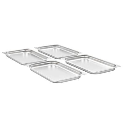 Gastronormbakken 4 st GN 1/1 40 mm roestvrij staal