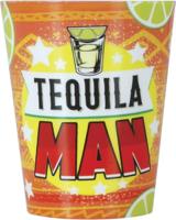 Shotglaasjes Tequila Man Oranje (3st) - thumbnail