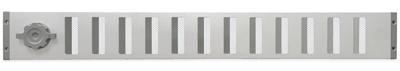 Aluminium Afsluitbaar Schuifrooster Opbouw 750 X 90mm - Alu Aluminium Afsluitbaar Schuifrooster Opbouw 750 X 90mm - Alu