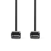 Nedis DisplayPort-Kabel | DisplayPort Male | DisplayPort Male | 3 m | 1 stuks - CCGB37010BK30 CCGB37010BK30 - thumbnail