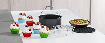 Princess 01.182055.01.001 Airfryer 5.2 l 1700 W Anti-aanbaklaag, Met display, Timerfunctie Zwart - thumbnail