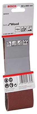 Bosch Accessories 2608606007 Schuurbandset Korrelgrootte (num) 60, 80, 100 (l x b) 400 mm x 60 mm 1 set(s) Bosch Accessories 2608606007 Schuurbandset Korrelgrootte (num) 60, 80, 100 (l x b) 400 mm x 60 mm 1 set(s)