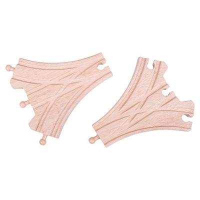 Bigjigs houten rails - 3-weg splitsing, 2st.