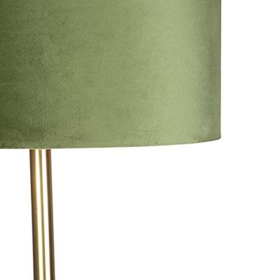 QAZQA Botanische vloerlamp messing met groene kap 40 cm - Simplo QAZQA Botanische vloerlamp messing met groene kap 40 cm - Simplo
