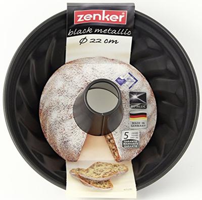 Zenker tulbandvorm black metallic 22cm