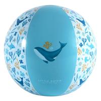 Little Dutch ocean dreams strandbal blauw, 35cm - thumbnail