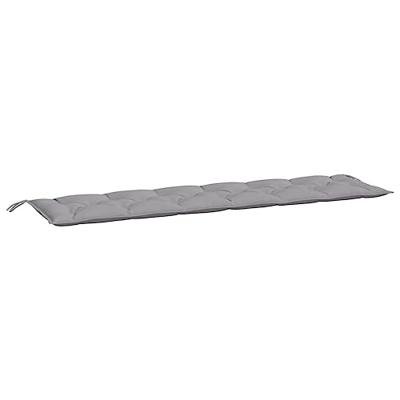 VidaXL Tuinbankkussen 200x50x7 cm oxford stof grijs