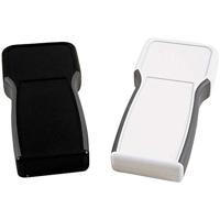 Hammond Electronics 1553TGYBAT Handbehuizing 210 x 100 x 32 ABS Grijs 1 stuk(s) - thumbnail