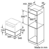 Bosch BIC510NB0 Warmhoudlade Zwart - thumbnail