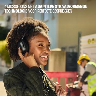 JBL Tour One M3 draadloze over-ear Bluetooth-koptelefoon met True Adaptive Noise-Cancelling, 70 uur afspeeltijd, comfortabele pasvorm, JBL Spatial 360 Sound met head tracking, USB-C compatibel, zwart