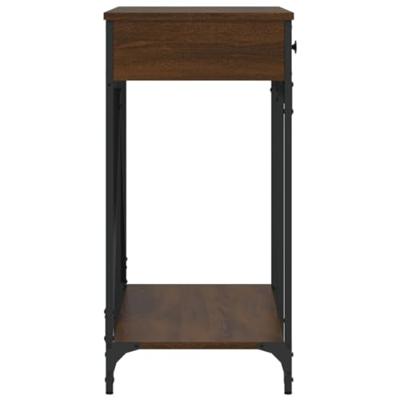 Wandtafel 100x39x78,5 cm bewerkt hout bruin eikenkleur - thumbnail