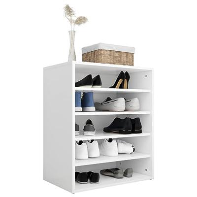 VidaXL Schoenenkast 60x35x70 cm bewerkt hout wit