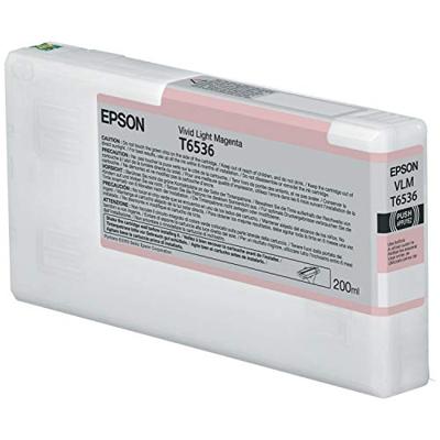 Epson T6536 Vivid Light Magenta Ink Cartridge (200ml)