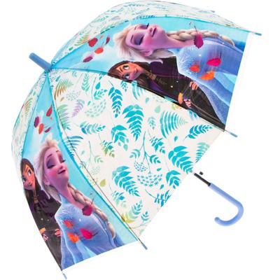 Kids Licensing kinderparaplu Frozen 2 PVC 45 cm blauw/wit