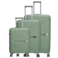Beagles Travel 3 delige Kofferset Hardcase-Green - thumbnail