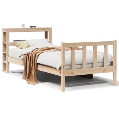 Bedframe zonder matras massief grenenhout 150x200 cm