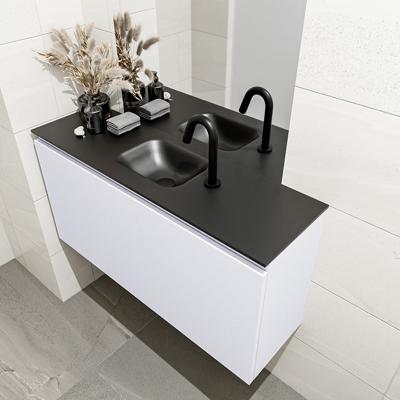 MONDIAZ OLAN 100cm toiletmeubel cale. LEX wastafel urban midden 1 kraangat MONDIAZ OLAN 100cm toiletmeubel cale. LEX wastafel urban midden 1 kraangat