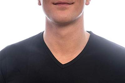 Slater Basic Fit T- Shirt V- Neck Black Two Pack (art 7620)