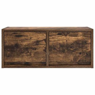 Tv-meubelen 2 st 60x31x25,5 cm bewerkt hout gerookt eikenkleur