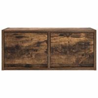Tv-meubelen 2 st 60x31x25,5 cm bewerkt hout gerookt eikenkleur - thumbnail