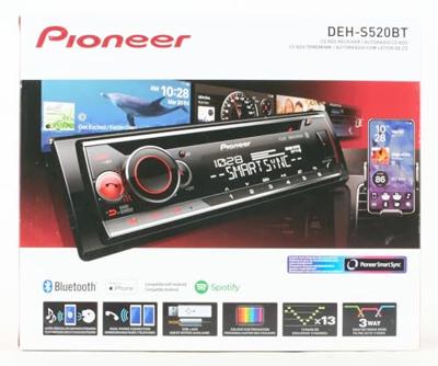 Pioneer DEH-S520BT Autoradio, CD, Bluetooth, USB, Spotify