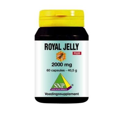 Royal jelly 2000 mg puur 60 Vegetarische capsules