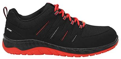 Elten werkschoenen - MADDOX - ESD S3 - zwart-rood - maat 40 - laag