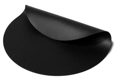Cookinglife Placemats - Vegan leer - Zwart - ø 38 cm - 6 stuks - thumbnail