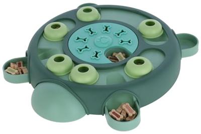 Puzzel/Leerspel - KERBL - Schildpad - Ø 25 cm - Turquoise