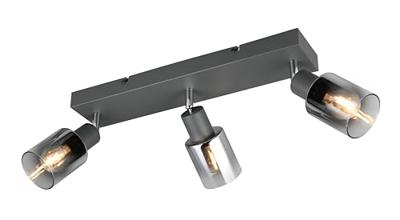 Trio 3-lichts plafondlampCadiz zwart - R81783042