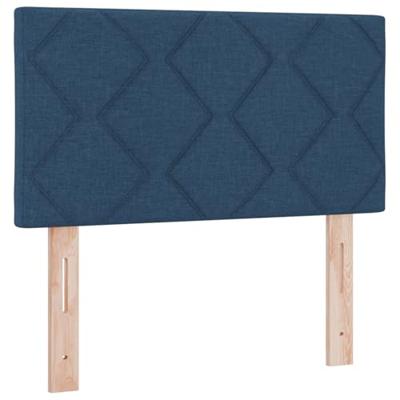 Boxspringbed met matras met matras Blauw 80 x 200 cm Stof