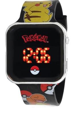 Pokémon LED Horloge Zwart