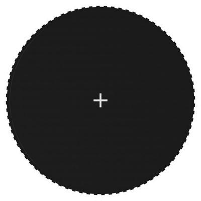 VidaXL Springmat voor 14 feet/4,27 m ronde trampoline stof zwart