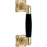 Deurgreep Ton vierkant rozet MGO/ebben - thumbnail