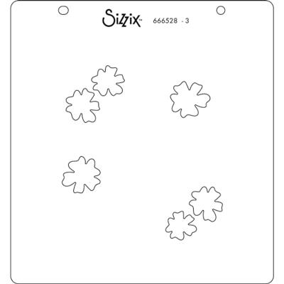 Sizzix • layered stencils strawberry wreath 4pcs