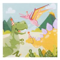 Boland Servetten dino party, 33x33cm - thumbnail