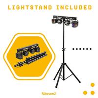 BeamZ PartyBar2 met 2 RGBW LED-parren & 2 derby's op statief - thumbnail