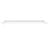 Handbediend Uittrekbaar Ligbed Geel en Oranje 600x300 cm - thumbnail