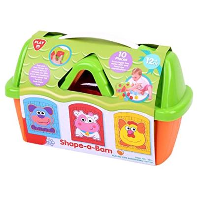 Playgo boerderij vormenstoof - 10dlg.
