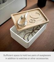 Yamazaki Sieraden- & Accessoire doos - Rin - Wit - thumbnail