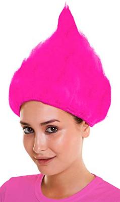 Pruik My Other Me Fuchsia Één maat Trolls