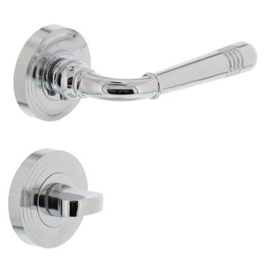 Deurkruk 1725 Emily op rond rozet 7mm nokken met WC8mm chroom