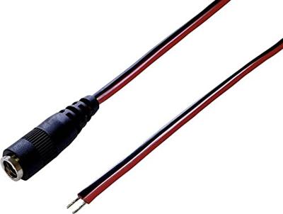 BKL Electronic Laagspannings-aansluitkabel Laagspanningsbus - Open kabeleinde 5.5 mm 2.5 mm 2.00 m 1 stuk(s)