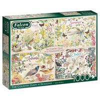 Falcon de luxe The Country Diary 4 Seasons 1000 stukjes - thumbnail