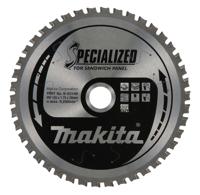 Makita Accessoires B-63133 | Cirkelzaagblad Sandwichpaneel | Specialized | 165x20x1,75 42T 0G - B-63133 - thumbnail