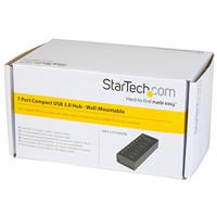 StarTech.com 7-poorts USB 3.0 hub - metalen behuizing - desktop of wandmontage - compacte 7-voudige verdeler SuperSpeed Hub - thumbnail