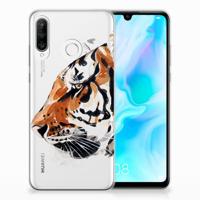 Smartphone hoesje Huawei P30 Lite Watercolor Tiger - thumbnail