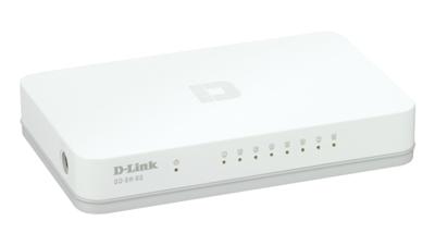 D-Link GO-SW-8GE - Switch - niet beheerd - 8 x 10/100/1000 - Desktop