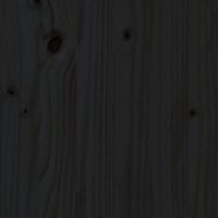 Salontafel Ø 40x60 cm massief grenenhout zwart - thumbnail