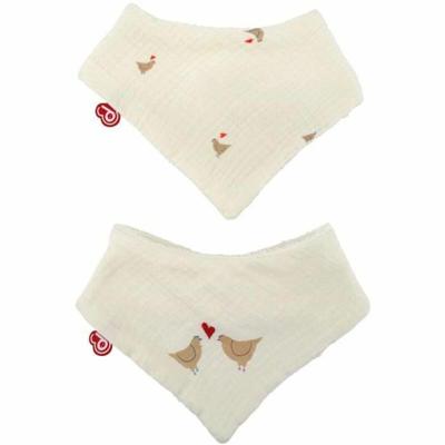 Verpakking van 2 bandana slabbetjes - DOMIVA - Maternity Love - Zacht en absorberend katoen - Verstelbare drukknopen Verpakking van 2 bandana slabbetjes - DOMIVA - Maternity Love - Zacht en absorberend katoen - Verstelbare drukknopen